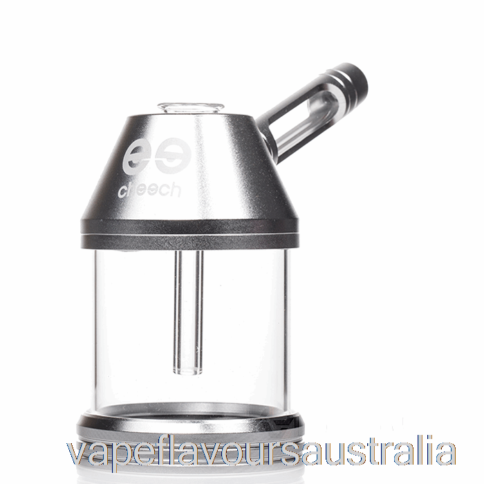 Vape Australia Cheech Glass Metal Oil Can Bubbler Silver